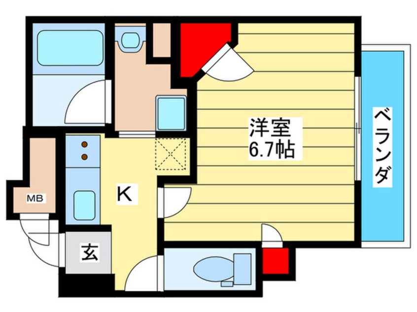 間取図 ＳＯＡＲ城東蒲生