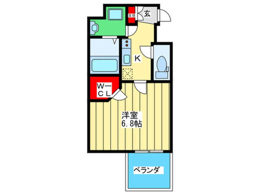 間取図 ＳＯＡＲ城東蒲生