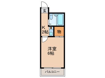 間取図 クロ－バ－メゾン公園南PARTⅡ