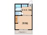 日栄マンション 1DKの間取り