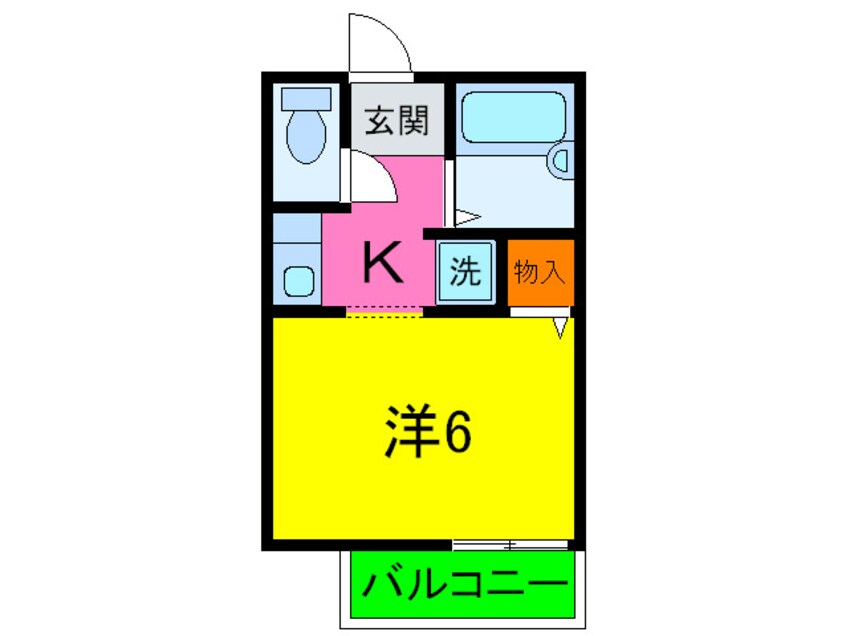 間取図 メゾンパ－ルオオタニ