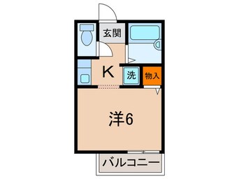 間取図 メゾンパ－ルオオタニ