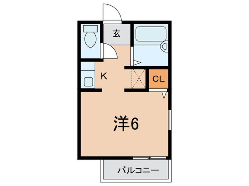 間取図 メゾンパ－ルオオタニ