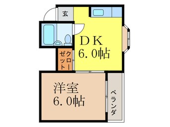 間取図 スタジオ108茨木