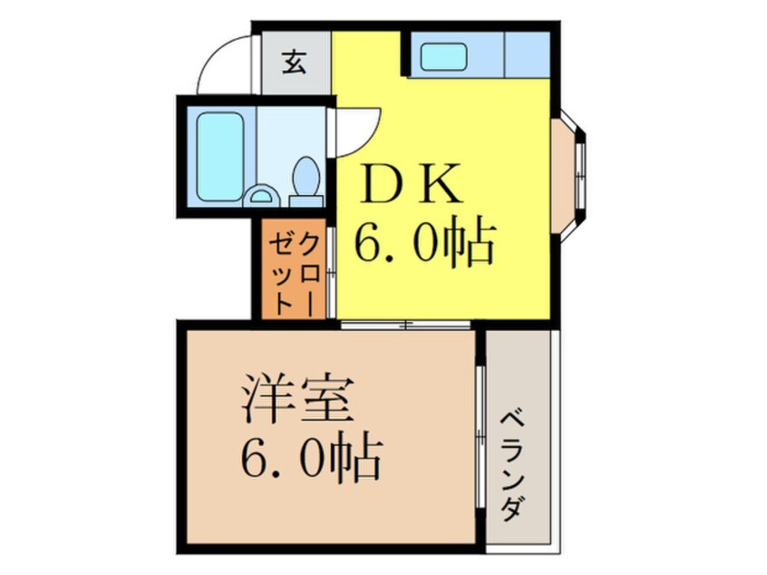 間取図 スタジオ108茨木