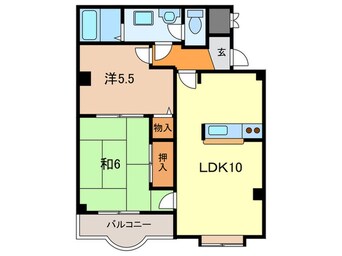 間取図 三宝マンション２番館