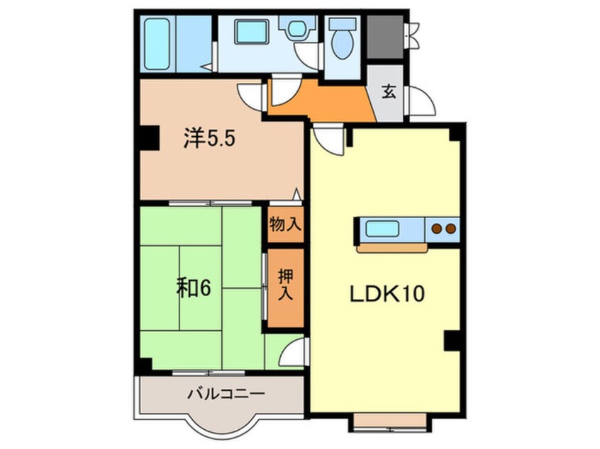 間取図 三宝マンション２番館