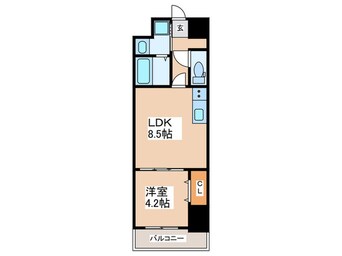 間取図 ｸﾞﾗﾝﾊﾟｼﾌｨｯｸ帝塚山innovation