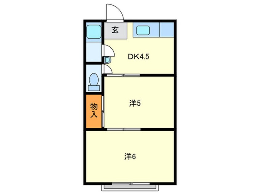 間取図 門戸東ハイツ