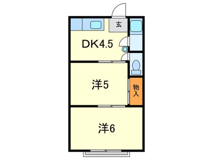 間取り図 門戸東ハイツ