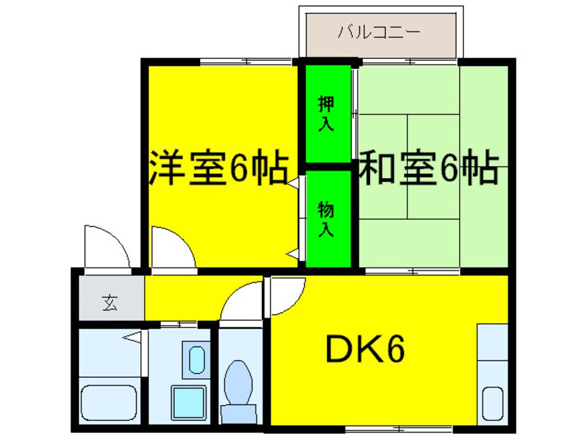 間取図 パセオハイツ