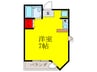 グリンセトルオ－クラ 1Rの間取り