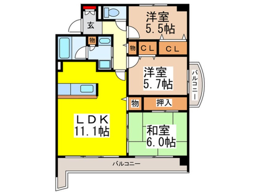 間取図 ファミーユ２００２