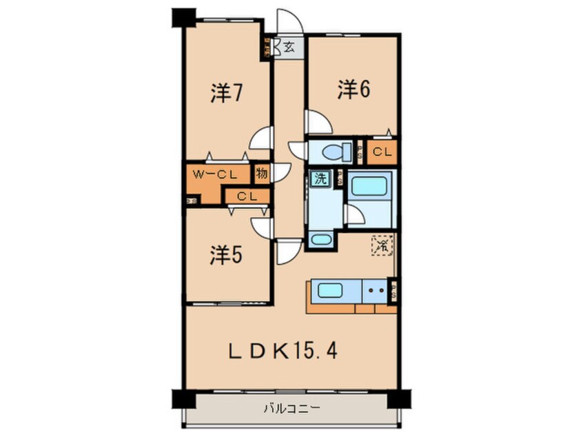 間取図 フロイデ川添