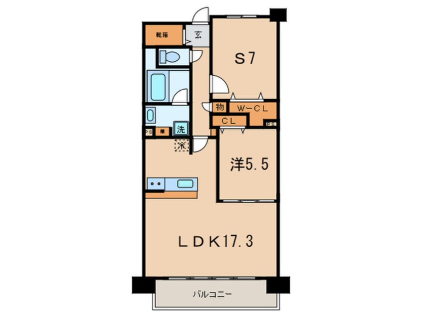 間取図 フロイデ川添