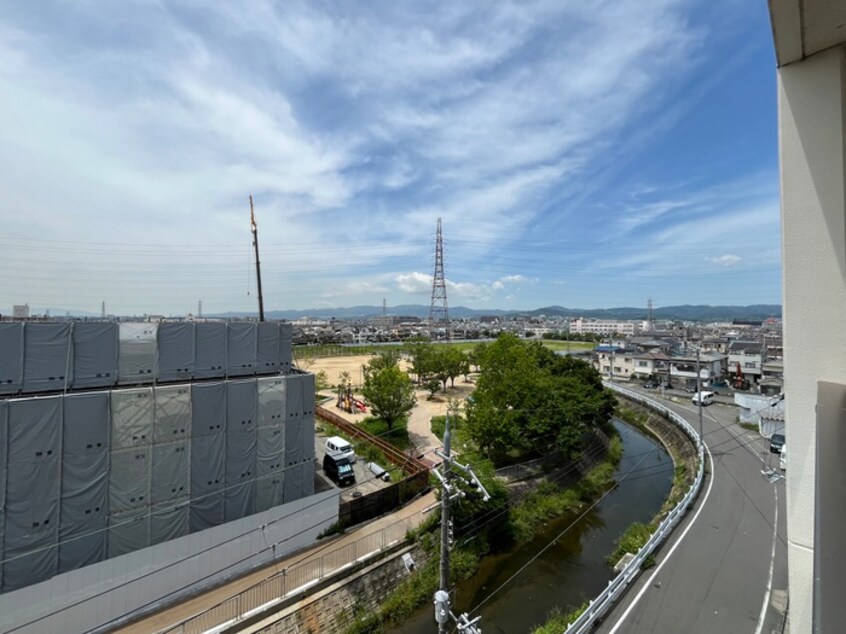 室内からの展望 フロイデ川添