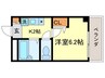 ﾚ･ﾀﾝ･ﾄﾞｩ･ﾗ･ﾒ-ﾙｃｋ２ 1Kの間取り