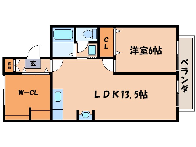 間取り図 セジュ－ル真野