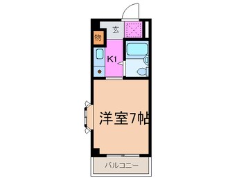 間取図 ハーバーヒル大倉山