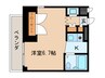 ハーバーヒル大倉山 1Kの間取り