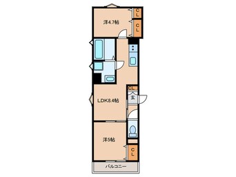 間取図 クリエオーレ南新町