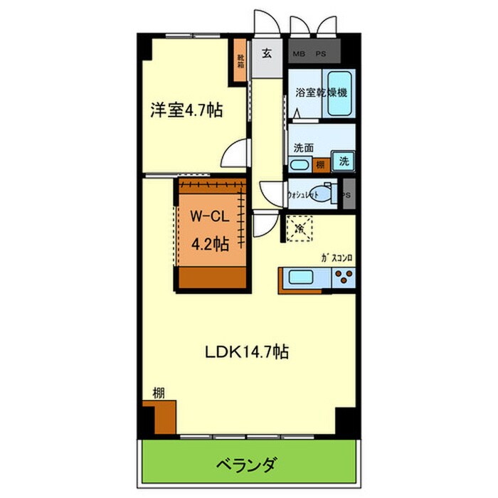 間取り図 若草ハイツ