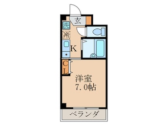 間取図 レジデンス深草２１