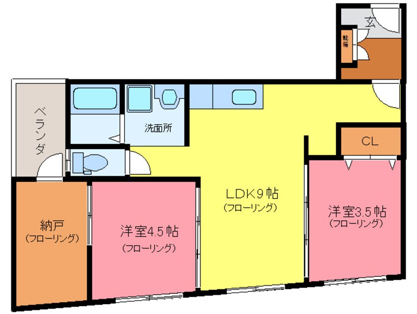 間取図 セントラルハイツ