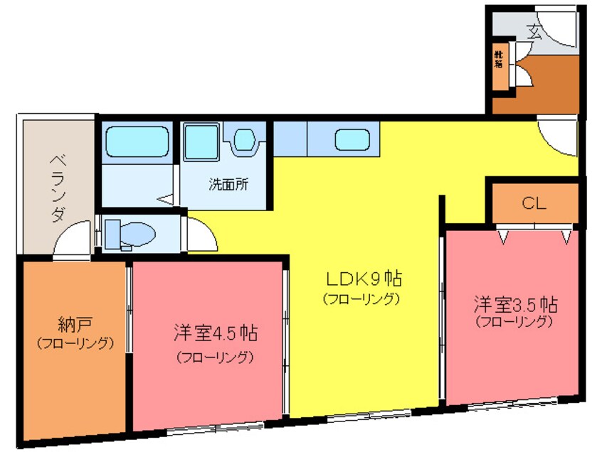 間取図 セントラルハイツ