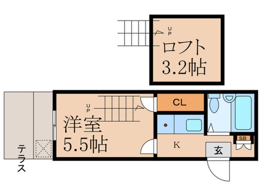 間取図 ケーズ山科