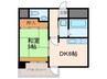 シロハイヌ尼崎 1DKの間取り