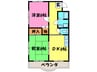 ロワ－ル和泉 2DKの間取り