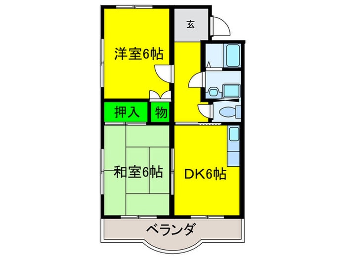 間取り図 ロワ－ル和泉