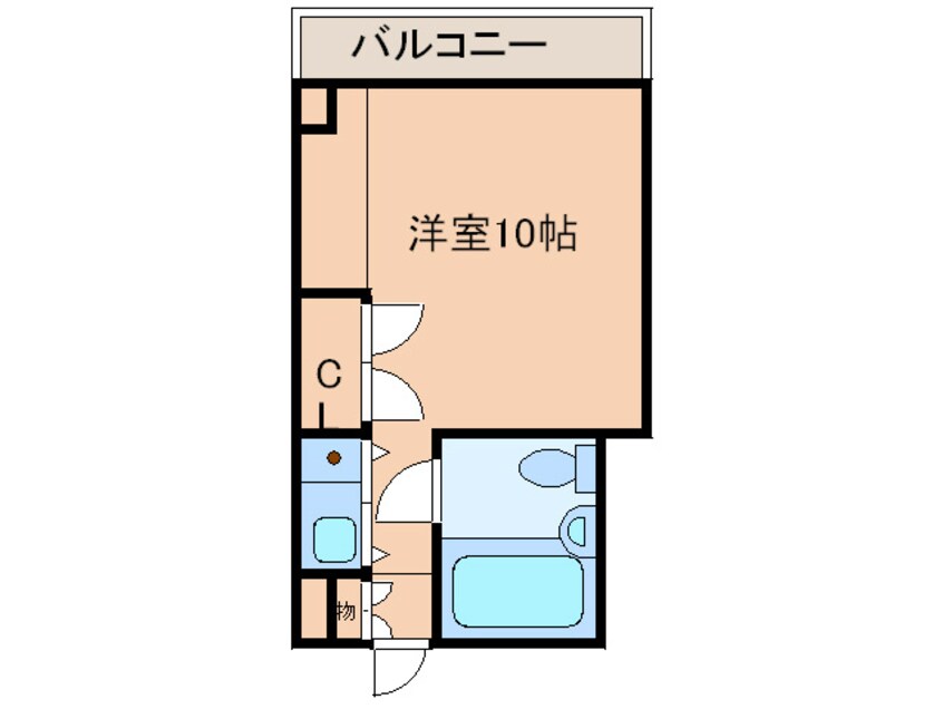 間取図 オアーゼ梅田東