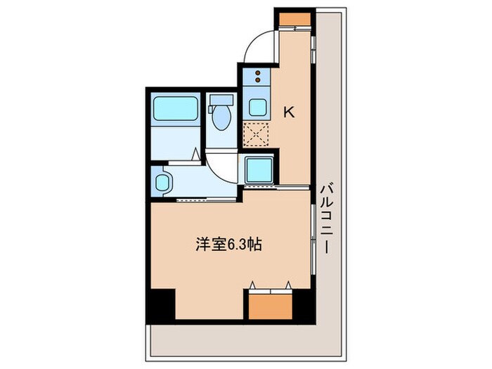 間取り図 オアーゼ梅田東