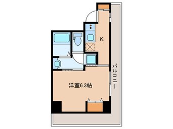 間取図 オアーゼ梅田東