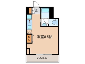 間取図 オアーゼ梅田東