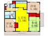 ｺ-ﾄ若園 3LDKの間取り