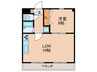 Ｓ・Ｃｏｕｒｔ－Ⅰ 1LDKの間取り