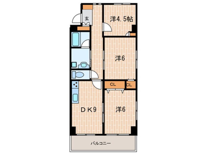 間取図 アビタコシキイワ