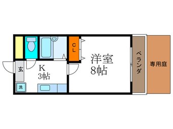 間取図 メゾン　ドゥ　ティユル