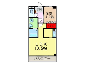 間取図 オオミネＳｑｕａｒｅ１０