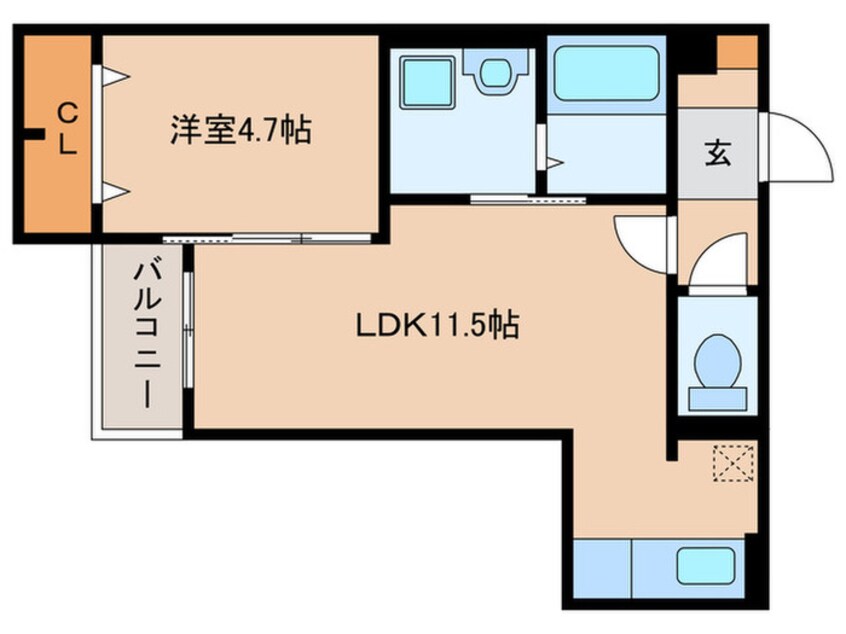 間取図 アレグリア藤井寺