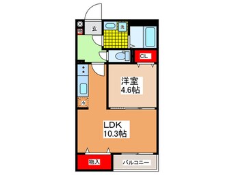 間取図 アレグリア藤井寺