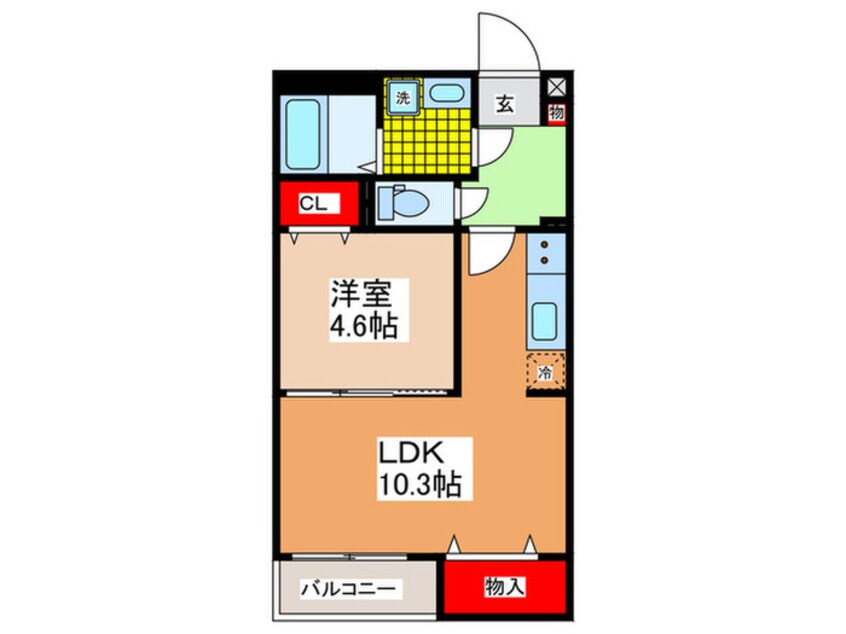 間取図 アレグリア藤井寺