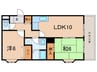 ＨＯＵＳＥ２０ 2LDKの間取り