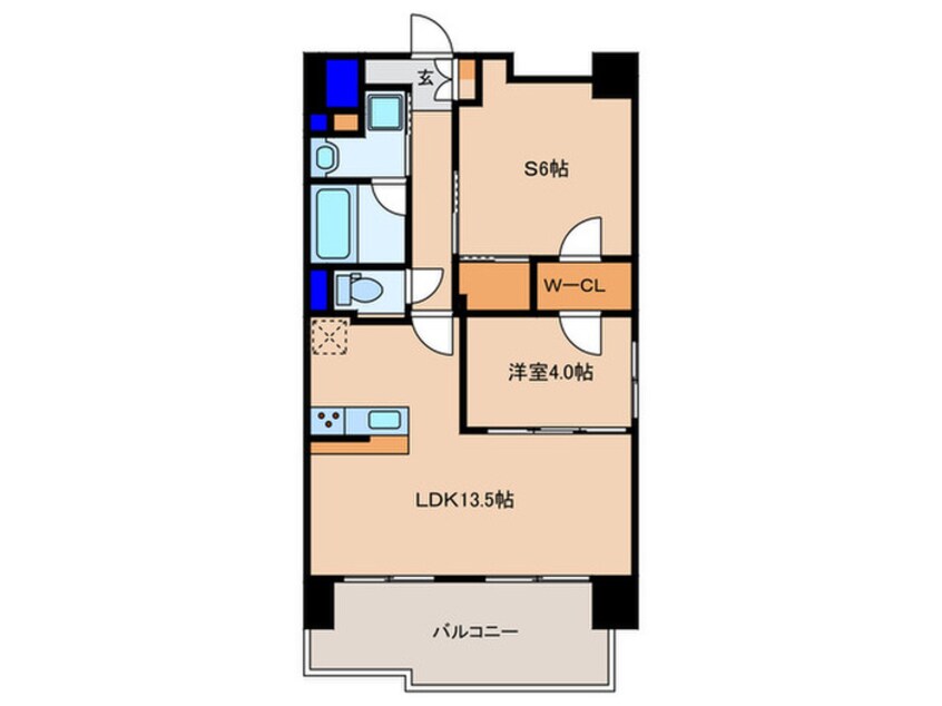間取図 Fujiman南森町