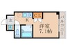 Ｌｉｓａ墨染 1Kの間取り