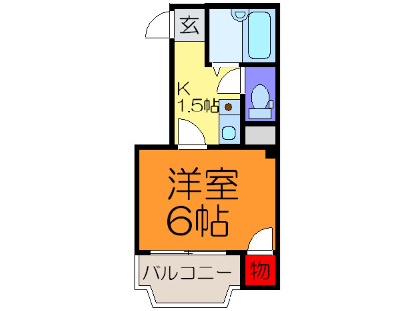 間取図 ジュノー小阪