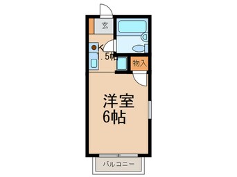 間取図 ルシェール六甲